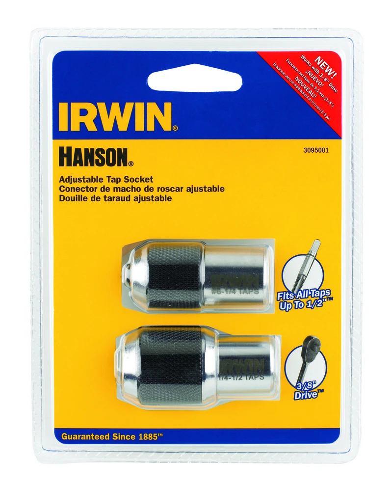 Irwin Hanson 3/8" 2-Piece Tapping Adapter 1 Irwin Hanson 3/8" 2-Piece Tapping Adapter
