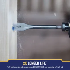 Irwin Speedbor 6" High Speed Steel 8-Piece Spade Drill Bit Set -Irwin 0c5b6087 5b81 4f3d b1e3 a502963bb41d