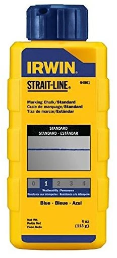 Irwin 4-Ounce Blue Powder Standard Marking Chalk Refill