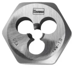 Irwin 6-Mm -1 Hexagon High Carbon Steel Metric Die