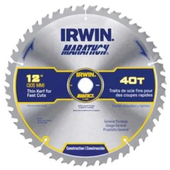 Irwin 12-Inch X 40-Tooth Circular Marathon Miter/Table Saw Blade