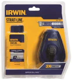 Irwin 17 Irwin 100-Foot Blue Plastic Speed-Line Reel With Blue Marking Chalk