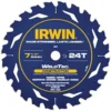 Irwin 7-1/4-Inch 24 Tooth Circular Saw Blade With WeldTec