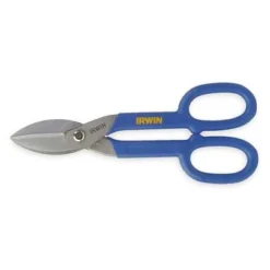 Irwin Tinners Snip, Straight, 10"Overall Length, 26 Ga Maximum Sheet Thickness