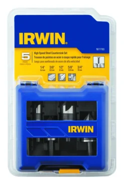 Irwin Black Oxide High Speed Steel 5-Piece Countersink Drill Bit Set -Irwin 2d6bfc06 2ac5 4edc 893e ff6343600370
