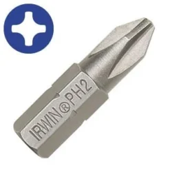 Irwin #2 1 -Inch Phillips Insert Bit 25-Piece