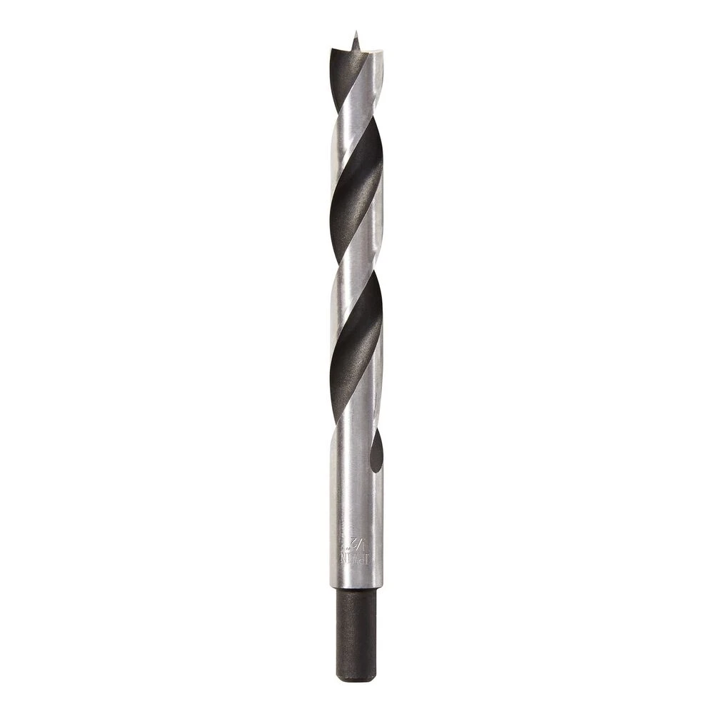 Irwin 1/2 X 3-31/32 X 5.94" Steel Brad Point Drill Bit 1 Irwin 1/2 X 3-31/32 X 5.94" Steel Brad Point Drill Bit