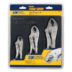 IRWIN® - Vise-Grip™ The Original™ 3-piece 5" To 10" Metal Handle V-Jaws Locking Pliers Set