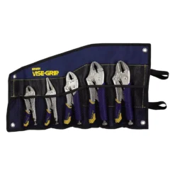 IRWIN® - Vise-Grip™ Fast Release™ 5-piece 5" To 10" Multi-Material Handle Long Nose/Curved/V/Straight Jaws Locking Pliers Set