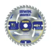 Irwin Marathon Circular Saw Blade, 7-1/4 In Dia, Carbide Cutting Edge, 5/8 In Arbor