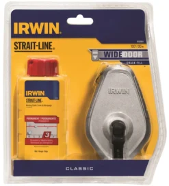 Irwin 100-Foot Aluminum Classic Reel With Red Permanent Marking Chalk