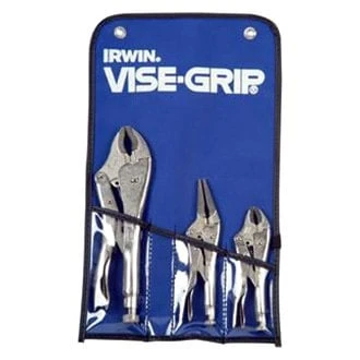 IRWIN® - Vise-Grip™ The Original™ 3-piece 5" To 10" Metal Handle Long Nose/Curved Jaws Locking Pliers Set 1 IRWIN® - Vise-Grip™ The Original™ 3-piece 5" To 10" Metal Handle Long Nose/Curved Jaws Locking Pliers Set