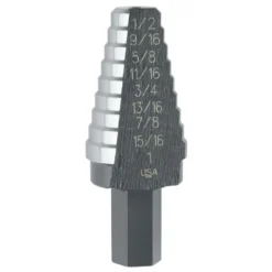 Irwin 9/16" To 1" HSS Step Bit