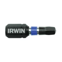Irwin Insert Bit, #2 Drive, Square Recess Drive, 1/4 In Shank, Hex Shank, S2 Steel