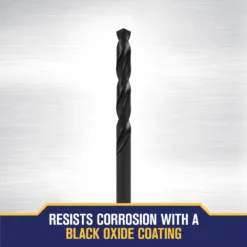 Heavy Duty Black Oxide Coated High Speed Steel Jobber Length Drill Bits Irwin Industrial Tool Co