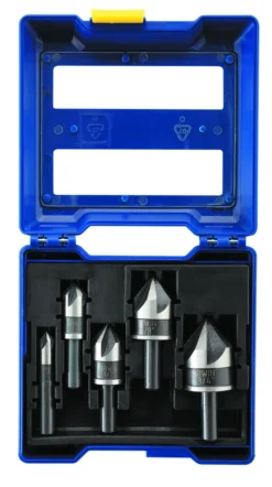 Irwin Black Oxide High Speed Steel 5-Piece Countersink Drill Bit Set