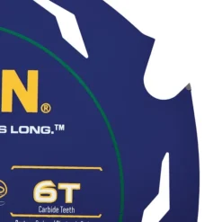 Irwin WeldTec 7-1/4 In. D X 5/8 Tungsten Carbide Tipped Fiber Cement Blade 6 Teeth 1 Pc -Irwin Emery20Jensen20Distribution20LLC 2021781xx2xx400a0e