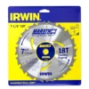 Irwin Marathon 7-1/4 In. D X 5/8 In. Carbide Tipped Circular Saw Blade 18 Teeth 1 Pc