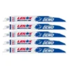Irwin LENOX DEMOWOLF 9 In. Bi-Metal WAVE EDGE Reciprocating Saw Blade 10 TPI 5 Pk