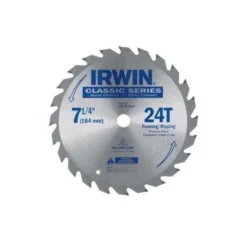 Irwin 7-1/4 In. D X 5/8 In. Classic Carbide Circular Saw Blade 24 Teeth 1 Pk