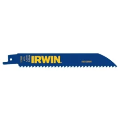 Irwin WeldTec 6 In. Bi-Metal Reciprocating Saw Blade 6 TPI 5 Pk
