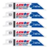 Irwin LENOX METALWOLF 4 In. Bi-Metal WAVE EDGE Reciprocating Saw Blade 14 TPI 5 Pk