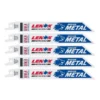 Irwin LENOX METALWOLF 6 In. Bi-Metal WAVE EDGE Reciprocating Saw Blade 18 TPI 5 Pk