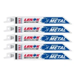 Irwin LENOX METALWOLF 6 In. Bi-Metal WAVE EDGE Reciprocating Saw Blade 18 TPI 5 Pk
