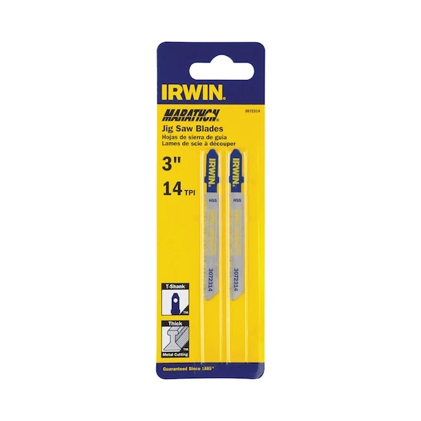 Irwin JIGSW T-BLD 3""X14TPI 2PK 1 Irwin JIGSW T-BLD 3""X14TPI 2PK
