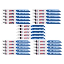 Irwin LENOX MULTIWOLF 8 In. Bi-Metal WAVE EDGE Reciprocating Saw Blade 10 TPI 25 Pk