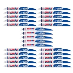 Irwin LENOX DEMOWOLF 9 In. Bi-Metal Reciprocating Saw Blade 6 TPI 25 Pk