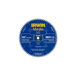 Irwin 12", 80-Teeth Laser Cut Circular Saw Blade, PK2