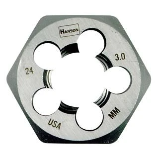Irwin 12 Mm - 1-1/4 Hexagonal Metric Die 2 Irwin 12 Mm - 1-1/4 Hexagonal Metric Die - Image 2