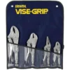 Irwin Vise-Grip Locking Plier Sets, Number Of Pieces: 4, Jaw Capacity: 1-1/8", 1-1/4", 1-7/8", 2-1/4", Plain Grip Ha
