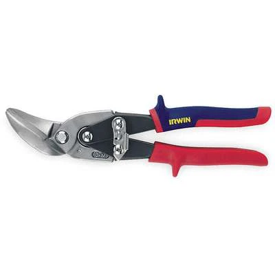 Irwin Aviation Snip: Left/Straight, 10 In Overall Lg, 1 1/4 In Cutting Lg, Steel, Multi-Component 1 Irwin Aviation Snip: Left/Straight, 10 In Overall Lg, 1 1/4 In Cutting Lg, Steel, Multi-Component