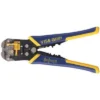 Irwin Vise-Grip Wire Stripper: 24 AWG To 10 AWG, 8 In Overall Lg, Crimp/Cut, Deluxe Cushion Grip, 24 AWG To 10 AWG