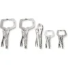 Irwin Vise-Grip (2) 11", (1) 10", (2) 6" Locking Clamp Set, 1-7/8", 2-1/8", 3-3/8" Max. Opening, 1-7/8 I