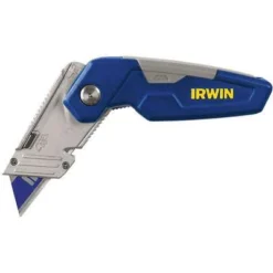 Irwin Bi-Metal Folding Utility Knife,6-1/8" Overall Length,Number Of Blades:2
