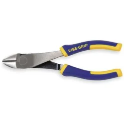 Irwin Vise-Grip Diagonal Cutting Pliers, Cut: Flush, Jaw Width: 13/16", Jaw Length: 13/16", ESD Safe: No