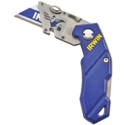 Irwin Bi-Metal Folding Utility Knife,5-3/4" Overall Length,Number Of Blades:1