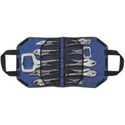 Irwin Vise-Grip Locking Plier And C-Clamp Set: Curved, 7 In_9 In_10 In_11 In_6 In_5"Overall L, Plain Grip