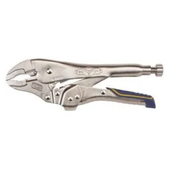 Irwin Vise-Grip Locking Plier: Curved, Quick Release, 1-7/8" Max Jaw Opening, 10"Overall L, 1-1/4" Jaw Lg