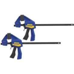 Irwin Industrial Tool Co. 4-1/2" Capacity Bar Clamp 4 To 8 Spreading Range, 1-3/16" Throat Depth4-1/2"