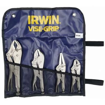 Irwin Vise-Grip Locking Plier Sets, Number Of Pieces: 4, Jaw Capacity: 1-1/8", 1-1/4", 1-7/8", 2-1/4", Plain Grip Ha 2 Irwin Vise-Grip Locking Plier Sets, Number Of Pieces: 4, Jaw Capacity: 1-1/8", 1-1/4", 1-7/8", 2-1/4", Plain Grip Ha - Image 2