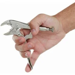 Irwin Vise-Grip Curved Jaw Locking Pliers, Jaw Capacity: 1-1/8", Jaw Length: 7/8", Jaw Thickness: 1/4" -Irwin PI Asset 927112