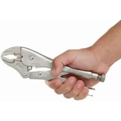 Irwin Vise-Grip Curved Jaw Locking Pliers, Jaw Capacity: 1-7/8", Jaw Length: 1-15/64", Jaw Thickness: 7/16" -Irwin PI Asset 927119