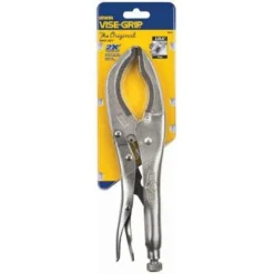 Irwin Vise-Grip Curved Jaw Locking Pliers, Jaw Capacity: 3-1/8", Jaw Length: 3", Jaw Thickness: 1/2" -Irwin PI Asset 930313