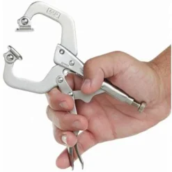 Irwin Vise-Grip 6" Locking C-Clamp, 2-1/8" Max. Opening, 1-1/2" Throat Depth -Irwin PI Asset 930317