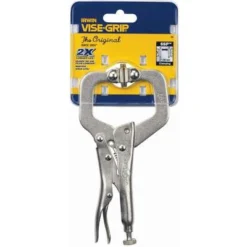 Irwin Vise-Grip 6" Locking C-Clamp, 2-1/8" Max. Opening, 1-1/2" Throat Depth -Irwin PI Asset 930318