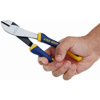 Irwin Vise-Grip Diagonal Cutting Pliers, Cut: Flush, Jaw Width: 1-1/8", Jaw Length: 7/8", ESD Safe: No 3 Irwin Vise-Grip Diagonal Cutting Pliers, Cut: Flush, Jaw Width: 1-1/8", Jaw Length: 7/8", ESD Safe: No - Image 3